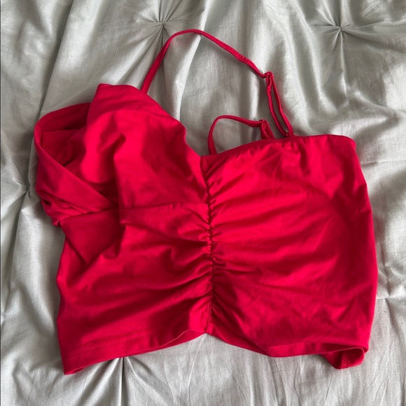 SHEIN Hot Pink Twist-Front Cami - Picture 3 of 4